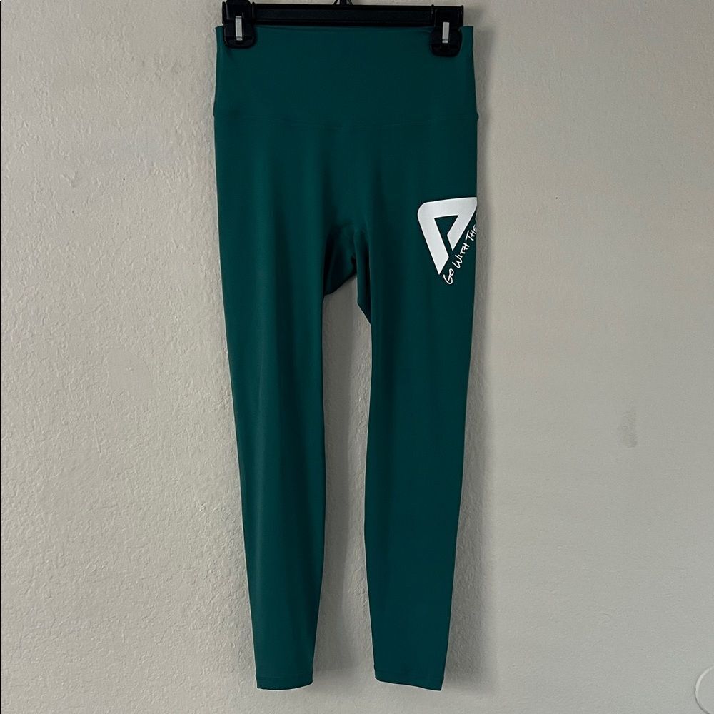 Like New! Nalu 'Go With The Flow' Women's Leggings - Teal- Size L